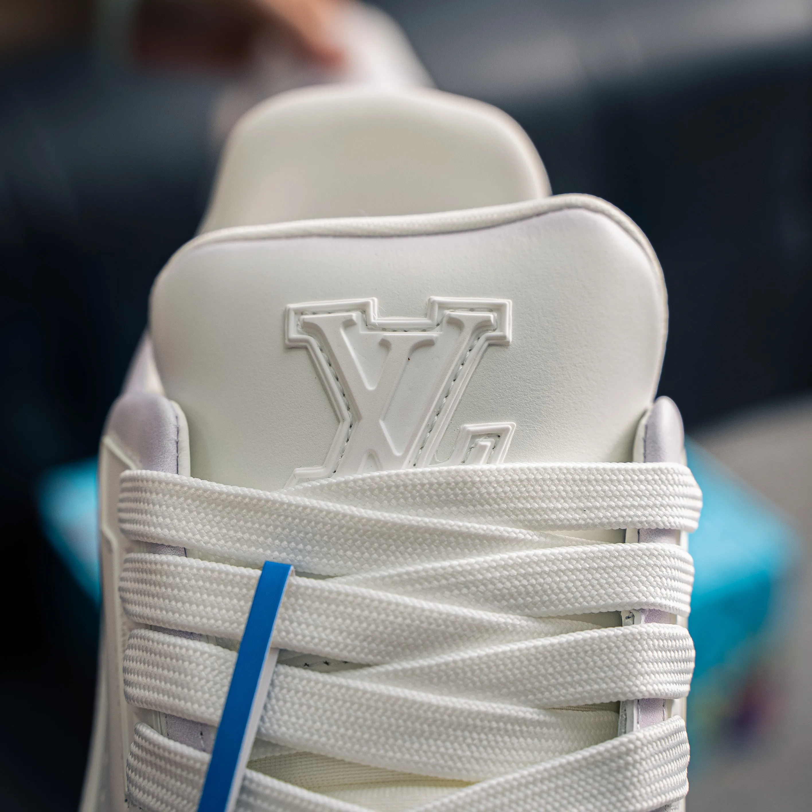 【YS 】 Louis Vuitton LV Trainer Blue ✦ ， ✦ White ， ✦ Lace-Up ，